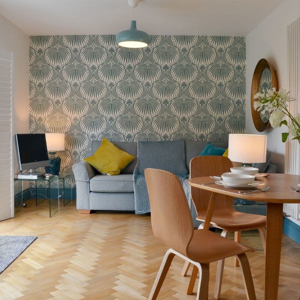 towards sofa